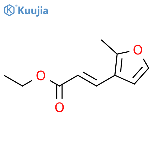 ethyl (2E)-3-(2-methylfuran-3-yl)prop-2-enoate structure