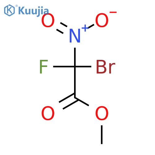 Acetic acid, bromofluoronitro-, methyl ester structure