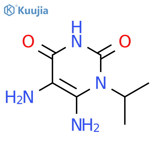 2,4(1H,3H)-Pyrimidinedione, 5,6-diamino-1-(1-methylethyl)- structure