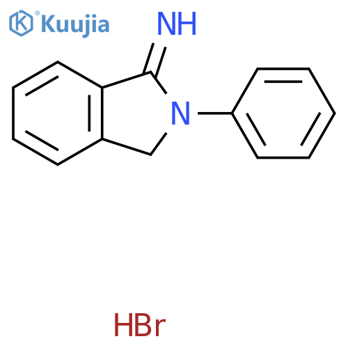 2-phenyl-2,3-dihydro-1H-isoindol-1-imine hydrobromide structure