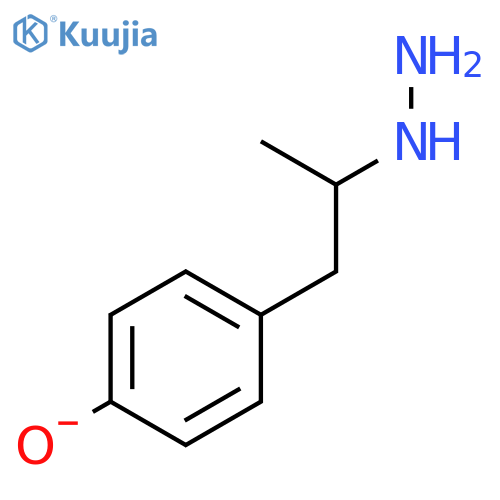 4-(2-hydrazinylpropyl)phenol structure