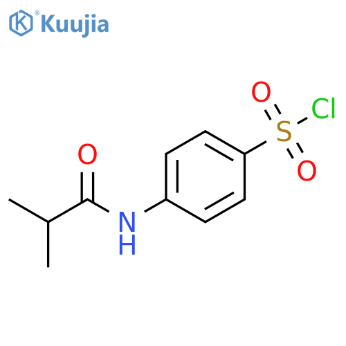 4-(2-methylpropanamido)benzene-1-sulfonyl chloride structure