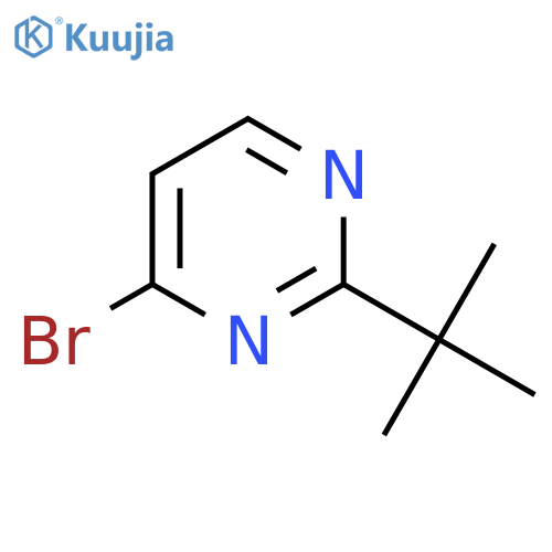 4-Bromo-2-tert-butylpyrimidine structure