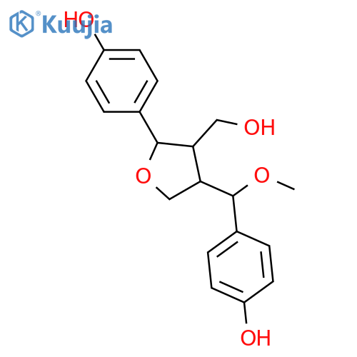7,9'-Epoxy-8,8'-lignan-4,4',7',9-tetrol; (7R*,7'ξ,8S*,8'R*)-form, 7'-Me ether structure