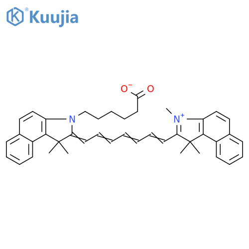 CYANINE 7.5 COOH structure
