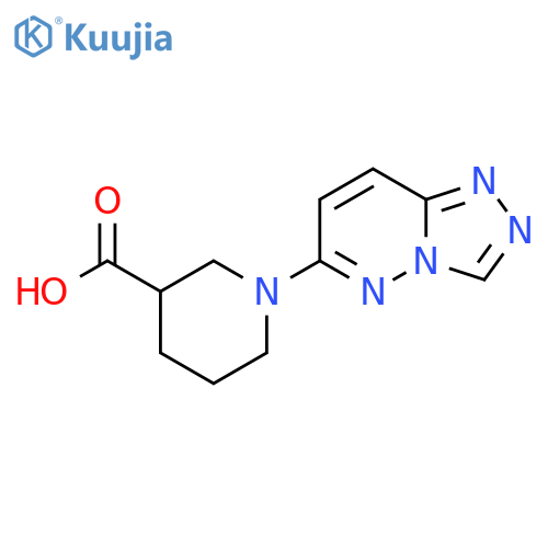 1-{[1,2,4]triazolo[4,3-b]pyridazin-6-yl}piperidine-3-carboxylic acid structure