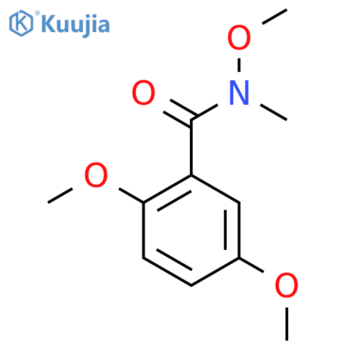 N,2,5-Trimethoxy-N-methylbenzamide structure