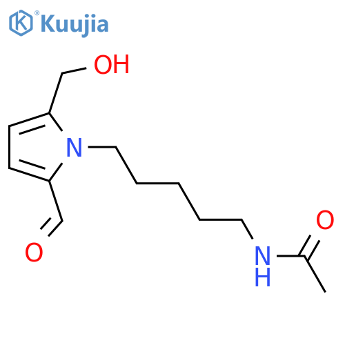 5-(Hydroxymethyl)-1H-pyrrole-2-carboxaldehyde; N-[(5-Acetylamino)pentyl] structure
