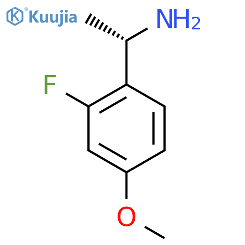 (1S)-1-(2-fluoro-4-methoxyphenyl)ethan-1-amine structure