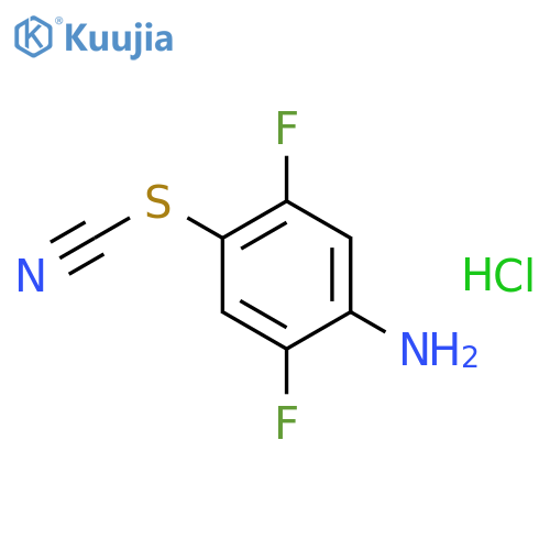 2,5-Difluoro-4-thiocyanatoaniline Hydrochloride structure