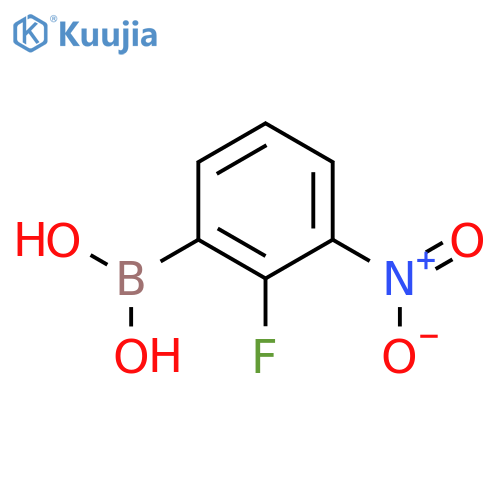 2-Fluoro-3-nitrophenylboronic Acid structure