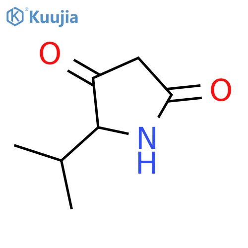 5-isopropylpyrrolidine-2,4-dione structure