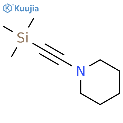 1-[2-(trimethylsilyl)ethynyl]piperidine structure