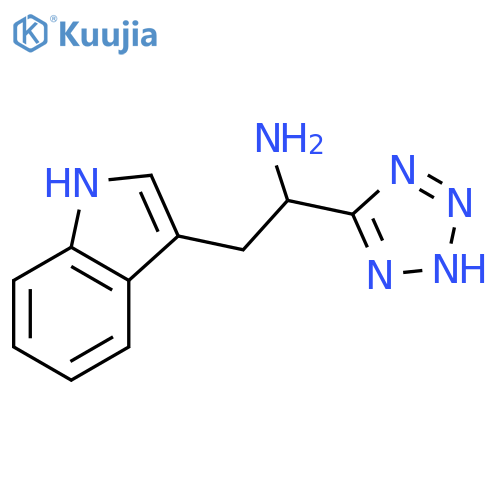 2-(1H-Indol-3-yl)-1-(1H-tetrazol-5-yl)ethanamine structure