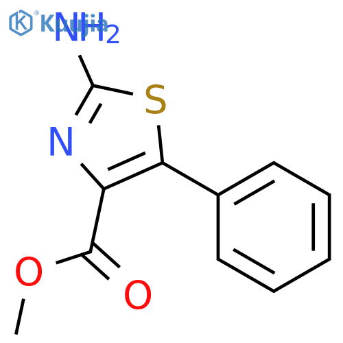 Methyl 2-Amino-5-phenyl-1,3-thiazole-4-carboxylate structure