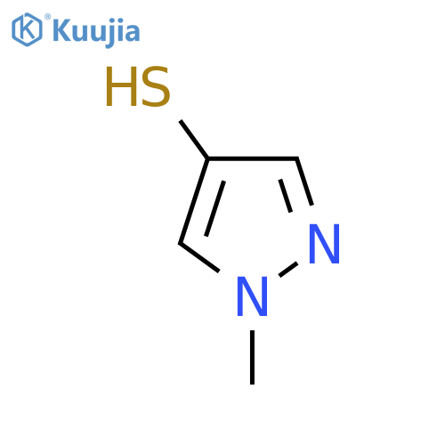1-Methyl-1H-pyrazole-4-thiol structure