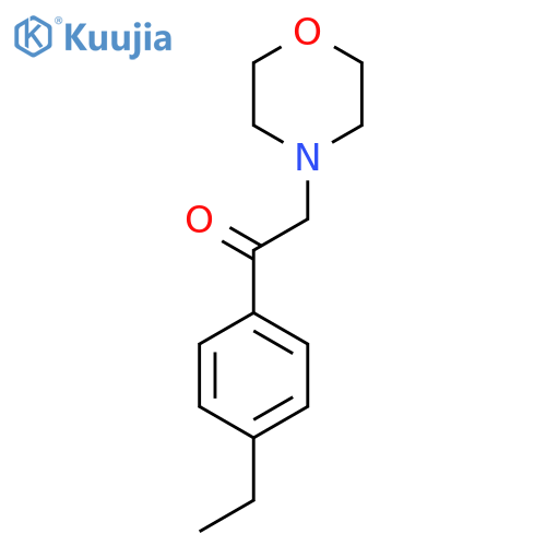 1-(4-Ethylphenyl)-2-(morpholin-4-yl)ethan-1-one structure