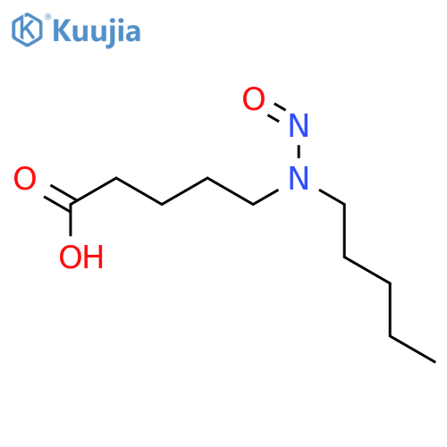 Pentanoic acid,5-(nitrosopentylamino)- structure