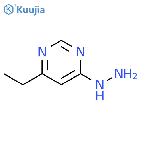 4-ETHYL-6-HYDRAZINYLPYRIMIDINE structure