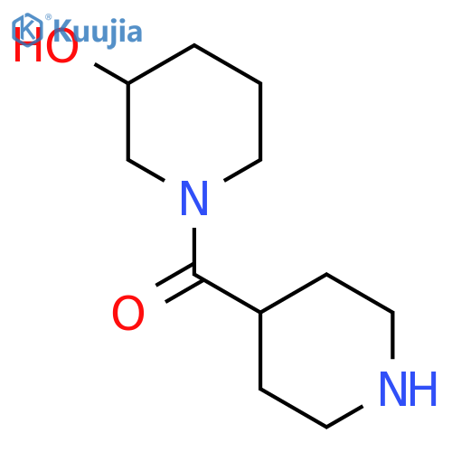 1-(Piperidine-4-carbonyl)piperidin-3-ol structure