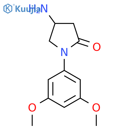 4-Amino-1-(3,5-dimethoxyphenyl)pyrrolidin-2-one structure