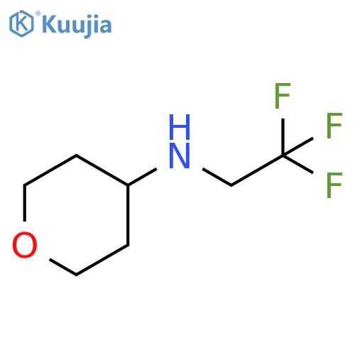 N-(2,2,2-TRIFLUOROETHYL)OXAN-4-AMINE structure