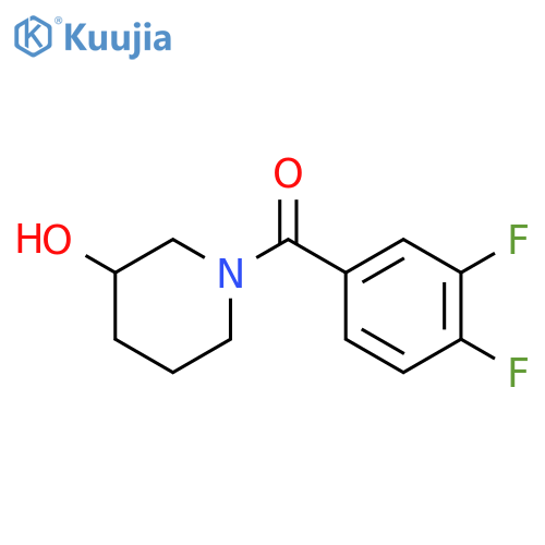 1-(3,4-Difluorobenzoyl)piperidin-3-ol structure