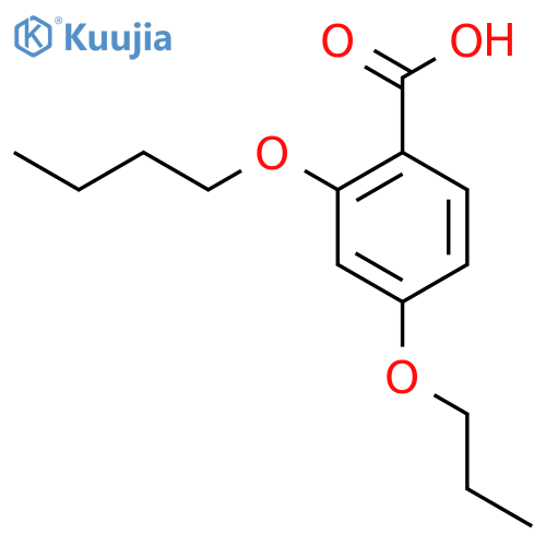 2-Butoxy-4-propoxybenzoic acid structure