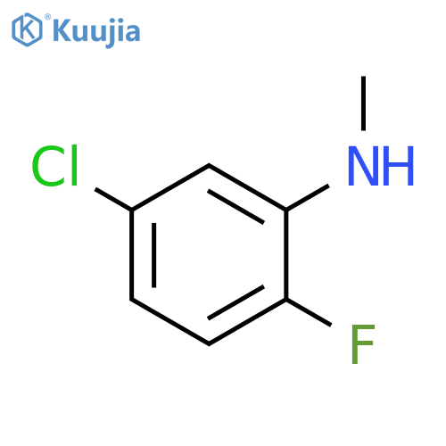 5-Chloro-2-fluoro-N-methylaniline structure