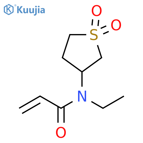 N-Ethyl-N-(tetrahydro-1,1-dioxido-3-thienyl)-2-propenamide structure