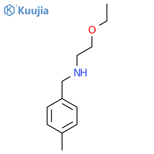 (2-ethoxyethyl)(4-methylphenyl)methylamine structure