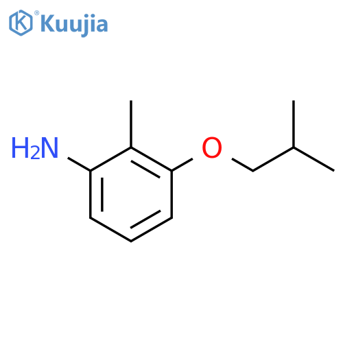 2-Methyl-3-(2-methylpropoxy)aniline structure