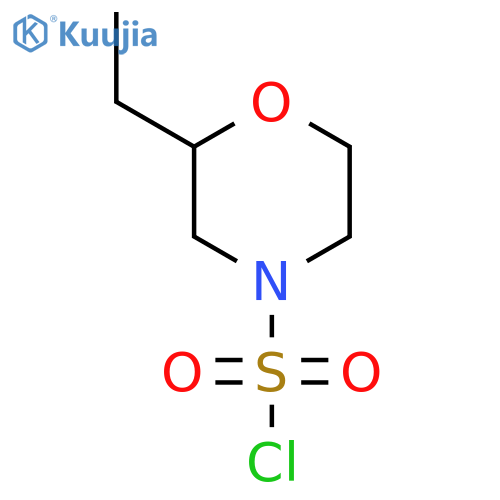 2-Ethylmorpholine-4-sulfonyl chloride structure