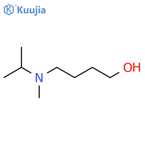 4-methyl(propan-2-yl)aminobutan-1-ol structure