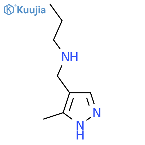 (3-methyl-1H-pyrazol-4-yl)methyl(propyl)amine structure