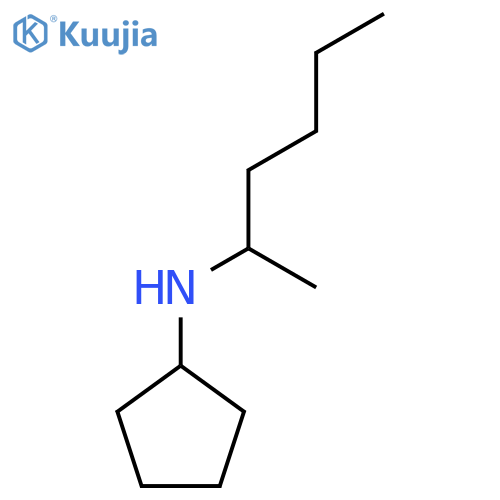 N-(Hexan-2-yl)cyclopentanamine structure