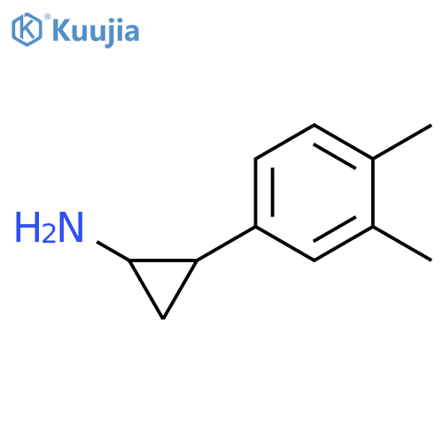2-(3,4-Dimethyl-phenyl)-cyclopropylamine structure