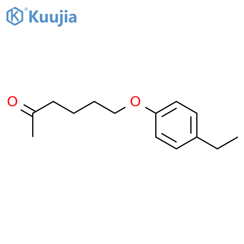 6-(4-Ethylphenoxy)hexan-2-one structure