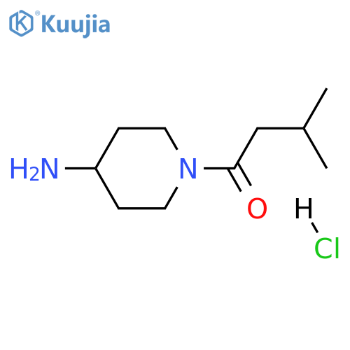 4-Amino-1-isovalerylpiperidine hydrochloride structure