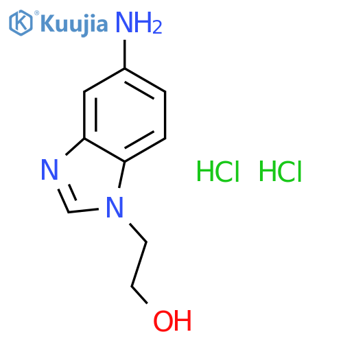 2-(5-Amino-1H-benzo[d]imidazol-1-yl)ethanol dihydrochloride structure