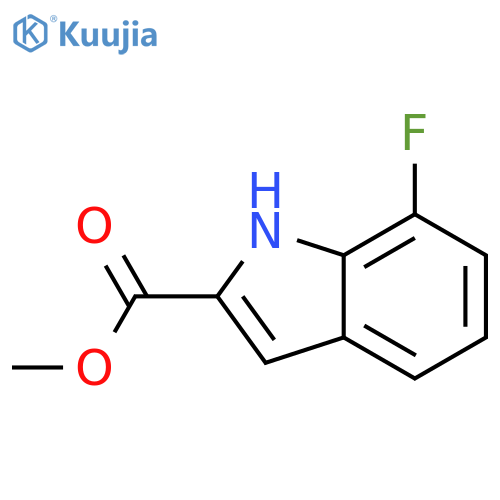 Methyl 7-fluoro-1H-indole-2-carboxylate structure