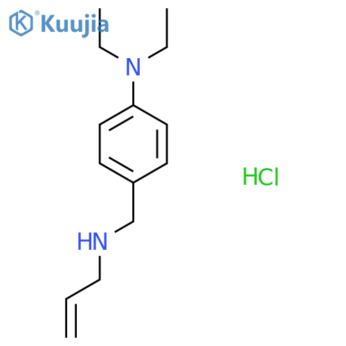 N-Allyl-N-[4-(diethylamino)benzyl]amine hydrochloride structure