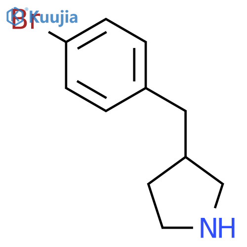 3-(4-bromophenyl)methylpyrrolidine structure
