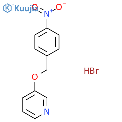 3-(4-Nitrobenzyl)oxypyridine hydrobromide structure