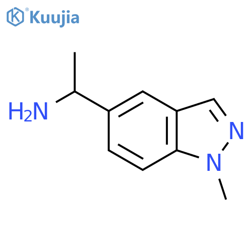 1-(1-methyl-1H-indazol-5-yl)ethan-1-amine structure