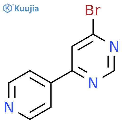 4-Bromo-6-(pyridin-4-yl)pyrimidine structure