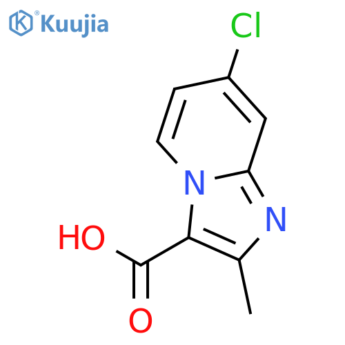 7-Chloro-2-methylimidazo-[1,2-a]pyridine-3-carboxylic acid structure