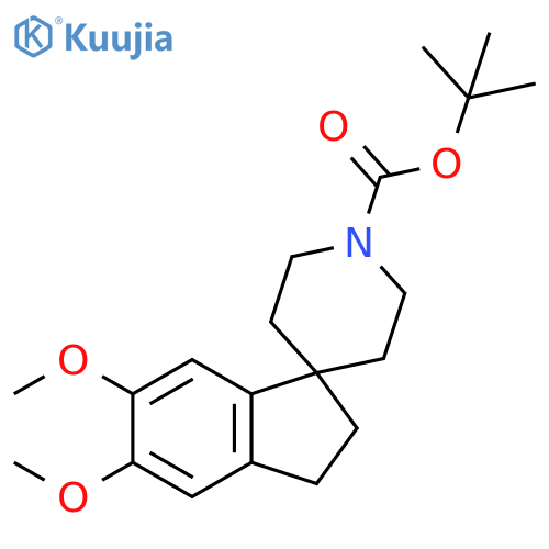 tert-Butyl 5,6-Dimethoxyspiro1,2-dihydroindene-3,4'-piperidine-1'-carboxylate structure