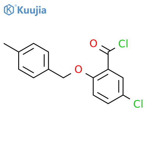 5-Chloro-2-(4-methylbenzyl)oxybenzoyl Chloride structure