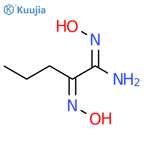 (1Z,2E)-N'-Hydroxy-2-(hydroxyimino)pentanimidamide structure